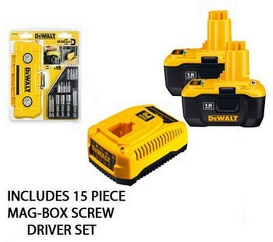 Dewalt 18v discount lithium ion battery